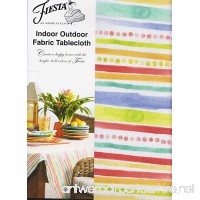 Fiesta Garden Stripe Umbrella Tablecloth Outdoor Fabric (70 Round Umbrella) - B07BZL5J7R
