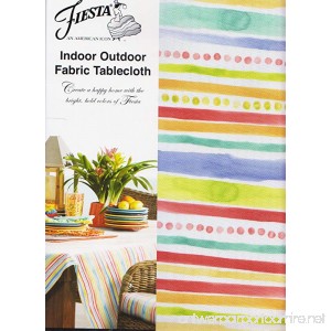 Fiesta Garden Stripe Umbrella Tablecloth Outdoor Fabric (70 Round Umbrella) - B07BZL5J7R