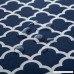 Hipinger Heavyweight Wrinkle-Free Stain Resistant Waterproof Outdoor Tablecloth With Umbrella Hole and Zipper 60 Inch Round Navy Blue Seats 4 People - B07DFL7FS5