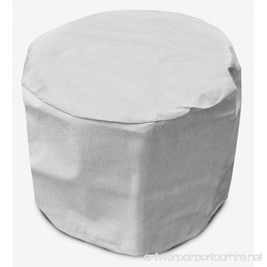 KoverRoos DuPont Tyvek 24262 22-Inch Round Table Cover 22-Inch Diameter by 15-Inch Height White - B0072RP0CW