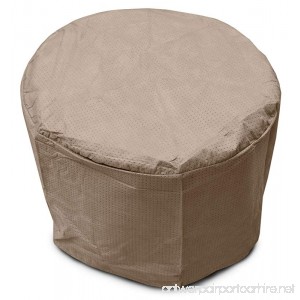 KoverRoos III 34262 22-Inch Round Table Cover 22-Inch Diameter by 15-Inch Height Taupe - B0074A42RG
