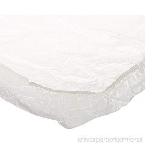 Kwik-Cover 3072PK-W 30'' X 72'' Kwik-Cover - White Fitted Table Cover (1 full case of 50) - B001P9F0KK