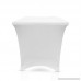 Niteexir Rectangular Spandex Table Cover 6 ft. (White) - B07BW68GKR