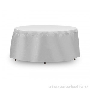 Protective Covers Weatherproof Table Cover 48 Inch x 54 Inch Round Table Gray - B000FQ0RMA