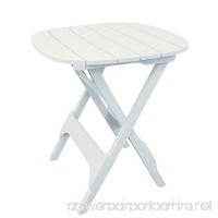 Adams Manufacturing 8561-48-3701 Quik-Fold Bistro Table  34-Inch  White - B00BTVWZKM