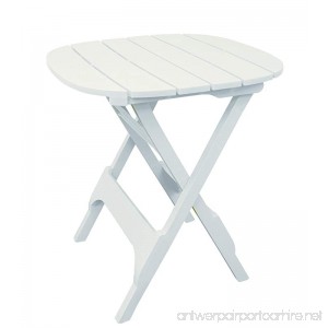 Adams Manufacturing 8561-48-3701 Quik-Fold Bistro Table 34-Inch White - B00BTVWZKM