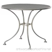 ATS Metal Bistro Table Round Garden Side Patio Table Outdoor Small End Table Backyard Outside Furniture & E book By AllTim3Shopping - B07D7JKPCC