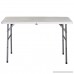 4' Folding Table Portable Indoor Outdoor Picnic Party Dining Camp Tables Utility - B00OT9Y9BY