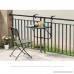 Alexzh Balcony Hanging Table Railing Metal Wrought Iron Hanging Folding Table Continental Simple Mini Wall Hanging Learning Small Table (Color : D) - B07G4GZ6G3