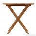 Bare Decor Mika Genuine Teak Folding Outdoor Dining Table 31-Inch - B00EDYVG70