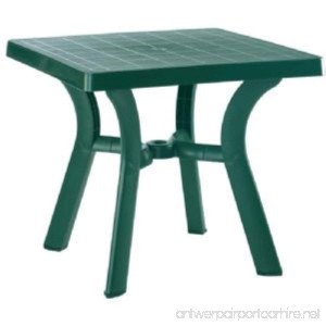 Compamia Viva Resin Square Dining Table 31 Inch (Green) (29H x 31W x 31D) - B0085PHCOO