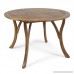 Great Deal Furniture Adn Outdoor 47 Round Acacia Wood Dining Table Teak - B07D7MHZHP