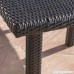 Great Deal Furniture Fern Outdoor 64 Inch Multibrown Wicker Square Dining Table - B079DPGHQT