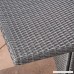 Manteo Rectangular Grey Wicker Dining Table - B06Y5H686M