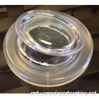 USA Premium Store 2" Umbrella Hole Ring Plug For Glass Patio Table QTY- 2 SETS - B074NZFF93