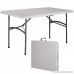 Goplus 5' Folding Table Portable Plastic Indoor Outdoor Picnic Party Dining Camp Tables - B017JSGKLS
