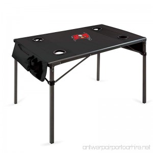 PICNIC TIME NFL Portable Soft Top Travel Table Black - B00LK0JBFY