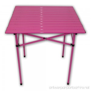 Table in a Bag TA2727F Tall Aluminum Portable Table with Carrying Bag Fuchsia - B00Q6DP2TY
