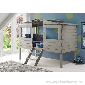 Donco Kids 1380TLRG Series Bed Twin Rustic Grey - B01MTIZY4J