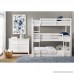 Dorel Living Sierra Triple Twin Wood Bunk Bed White - B07FCX4795