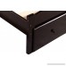 Merax Platform Twin Bed Wood Frame with Storage/Headboard/Wooden Slat Support (Espresso) - B079DJG4T4