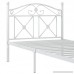 Modway Cottage Iron Metal Platform Bed in White Twin Size - B008VAUOCK