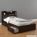 Nexera 4600 Pocono 39-Inch Storage Bed Frame Twin Espresso - B004TN6O0Y