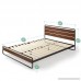 Zinus Horizon Metal & Wood Platform Bed with Wood Slat Support Full - B0721NMYW3