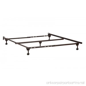 Atlantic Furniture Metal Bed Frame with Rug Rollers Twin Twin XL Full Queen - B00A3Q7JAU