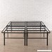Best Price Mattress Queen Bed Frame - 18 Inch Metal Platform Beds w/Heavy Duty Steel Slat Mattress Foundation (No Box Spring Needed) Black - B07CVQ1V27