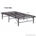 BestMassage Guest Bed Folding Platform Bed Frame Twin size Heavy Duty - B076P8FVL5