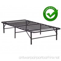 BestMassage Guest Bed Folding Platform Bed Frame Twin size Heavy Duty - B076P8FVL5