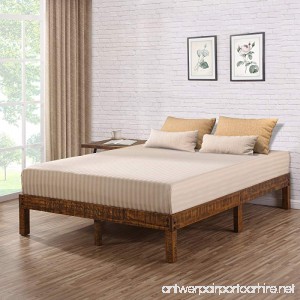 Ecos Living 14 Inch Solid Wood Platform Bed with Natural Finish (Full) - B07CJYRZK9