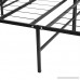 Leisuit Platform Bed Frame Base - Black Finish Bedroom Furniture Mattress Foundation with Storage | No Box Spring | Queen - B074QMXL2V