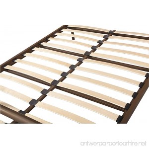 Merax Stylish Design Solid Metal Platform Bed Frame Mattress Foundation with Headboard and footboard Bronze (Full) - B01MDOWUHE