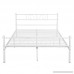 Metal full size bed frame Yanni ADRINA 10 Legs Platform Metal Mattress Foundation / Box Spring Replacement with Headboard and Footboard Under-bed Storage Enhanced Sturdy Slats White - B075NDJZJT