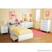 South Shore Spark Twin Storage Bed and Bookcase Headboard Pure White Twin Pure White - B00KXWTY7A