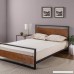 Zinus Ironline Metal and Wood Platform Bed with Headboard and Footboard / Box Spring Optional / Wood Slat Support King - B075FF1FH9