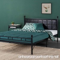 Zinus Metal Platform Bed/Bed Frame with Faux Leather Square Stitched Upholstered Headboard  Twin XL - B07959F4FQ