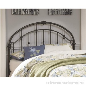 Ashley Furniture Signature Design - Nashburg Metal Headboard - Queen Size - Component Piece - Vintage Casual - Headboard Only - Bronze Finish - B01F8MCNBS
