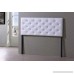 Baxton Studio Viviana Modern & Contemporary Faux Leather Upholstered Button Tufted Headboard Full White - B016OQQMTG