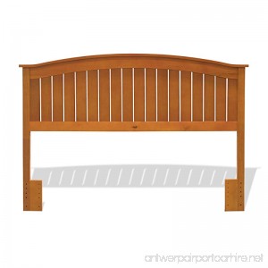 Fashion Bed Group Finley Wooden Headboard Panel with Curved Top Rail Design Maple Finish Full/Queen - B002HWRDTA