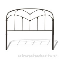 Fashion Bed Group Pomona Headboard with Arched Metal Grill and Detailed Posts  Hazelnut Finish  Queen - B003TOHRGE