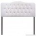 Modway Annabel Upholstered Tufted Button Vinyl Headboard Queen Size In White - B00MULXWMU