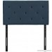 Modway Terisa Upholstered Fabric Tufted Twin Size Headboard in Azure - B01L959DAC