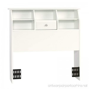 Sauder 411905 Shoal Creek Bookcase Headboard Twin Soft White Finish - B005G6OA0E