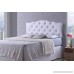 Wholesale Interiors Baxton Studio Rita Modern and Contemporary Faux Leather Upholstered Button-Tufted Scalloped Headboard Queen White - B011EUA0EA