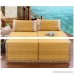 Summer Bamboo Mat Double-sided Folding Air Conditioning Seat 1.2m/1.5m Single Double Summer Mat ZXCV (Size : 120195cm) - B07FD92MZ4